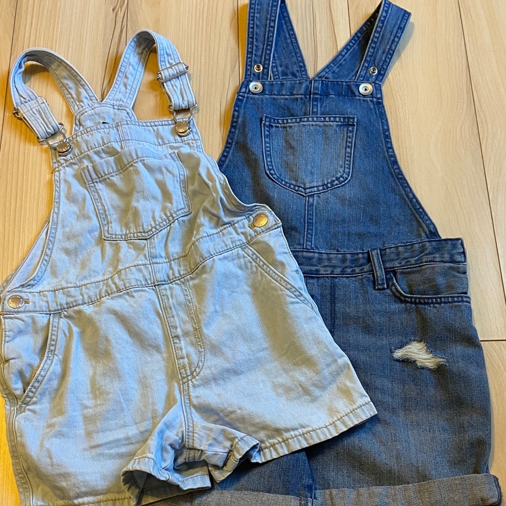 Denim Kids Overalls Set Joe fresh & children’s place. Sz 8